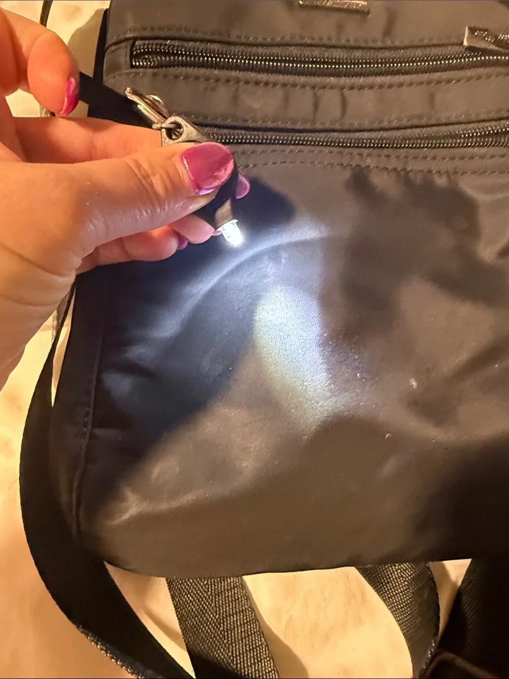 Black Crossbody Travel Bag by Unknown Brand